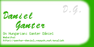 daniel ganter business card