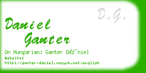 daniel ganter business card